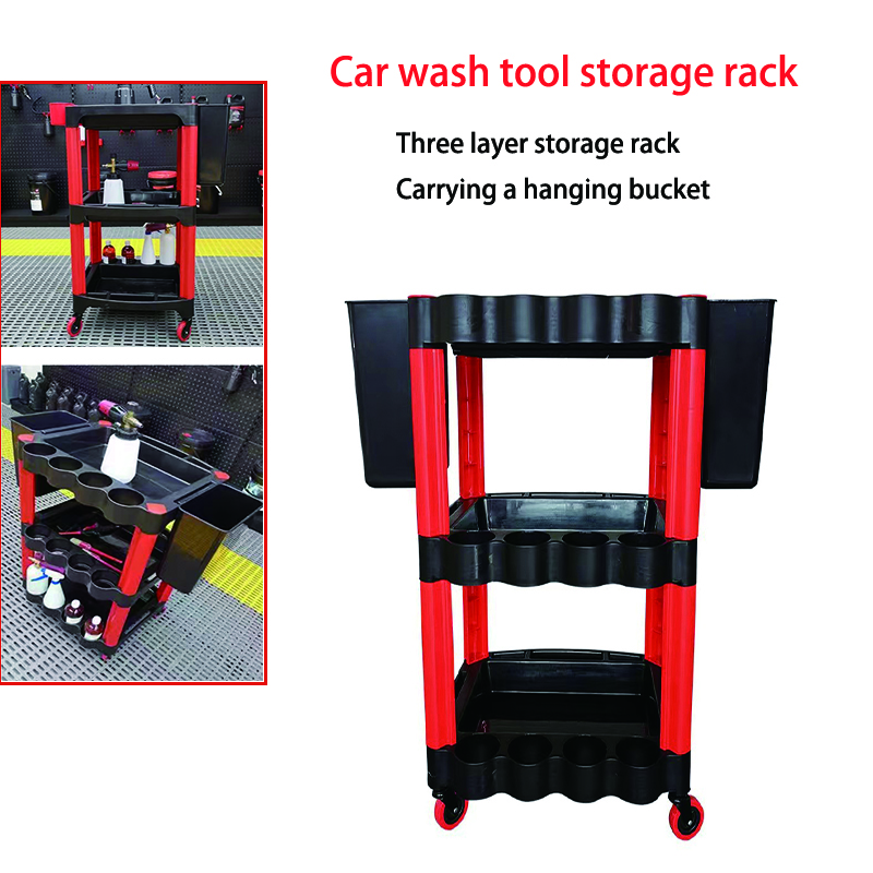 Workshop Tools Car - Auto Repair WashTool Storage Car Three-tier