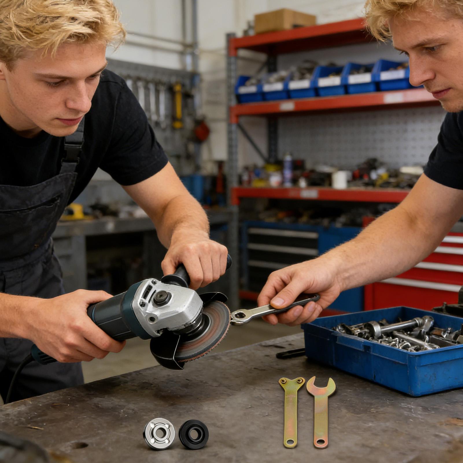 Power Tools For Workshop - Angle Grinder Nut Electric Drill Wrench