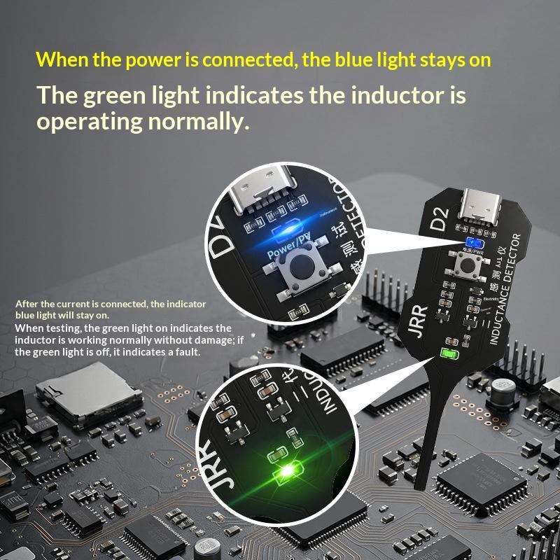 Maintenance Workshop Tools - V2.0 Type-C Inductance Tester High Accuracy