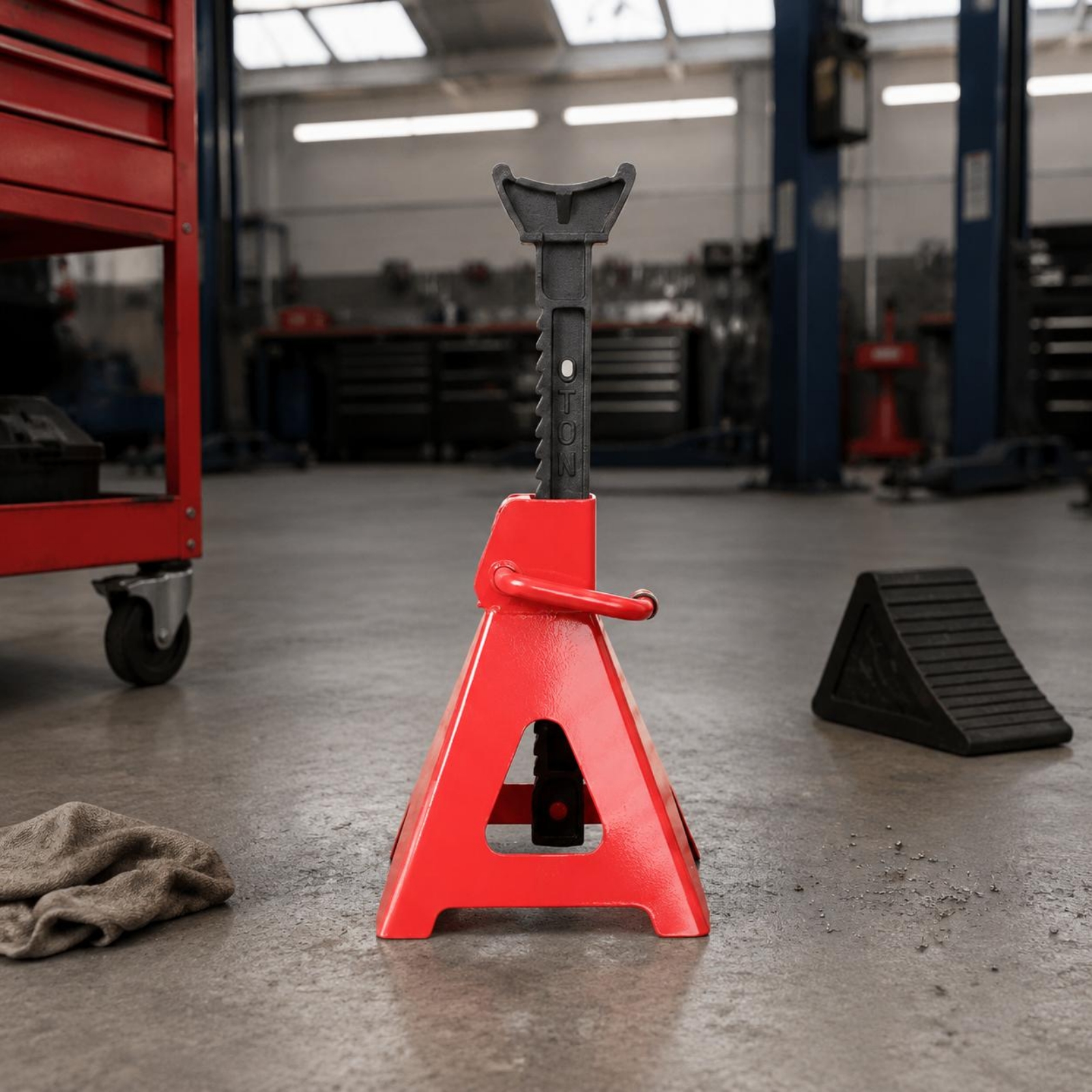 2 Pieces Lift Stands Wide Base - Tools For Garage avaliação e preço