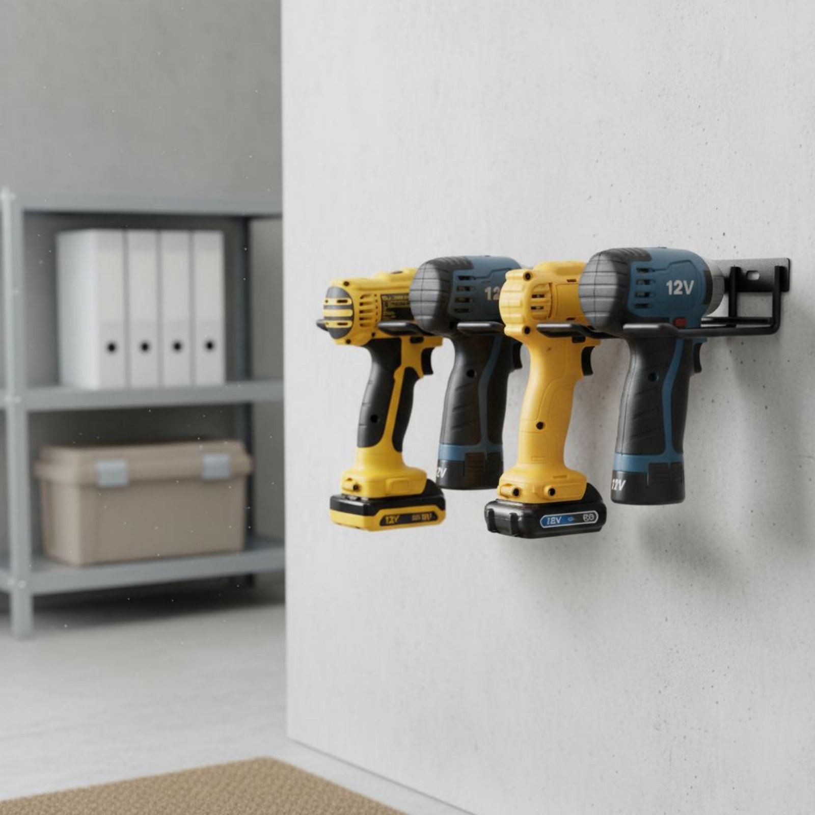 Wall Mount Drill Holder Easy I - Workshop Tools Holder avaliação e preço