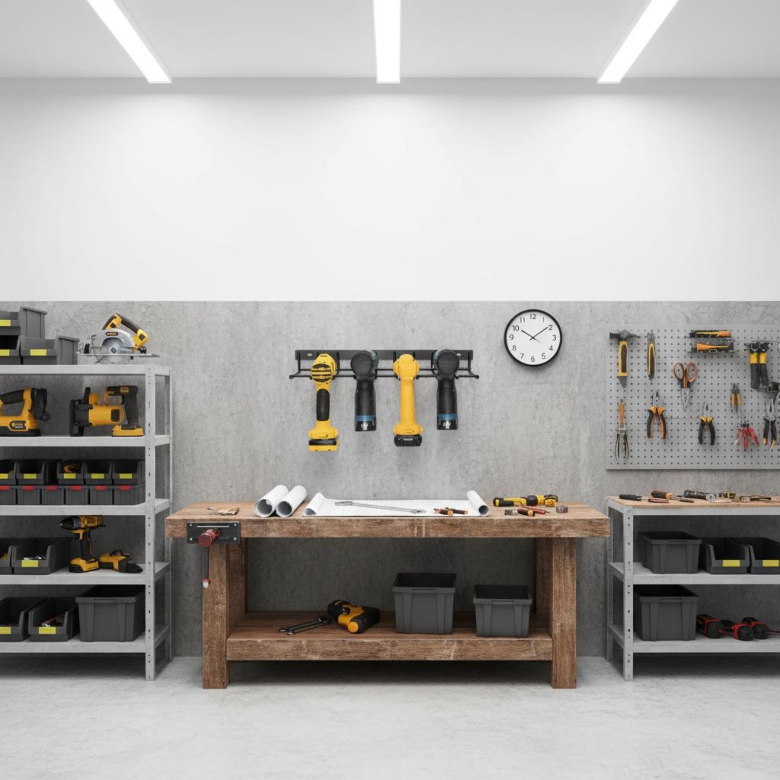 Wall Mount Drill Holder Easy I - Workshop Tools Holder avaliação e preço