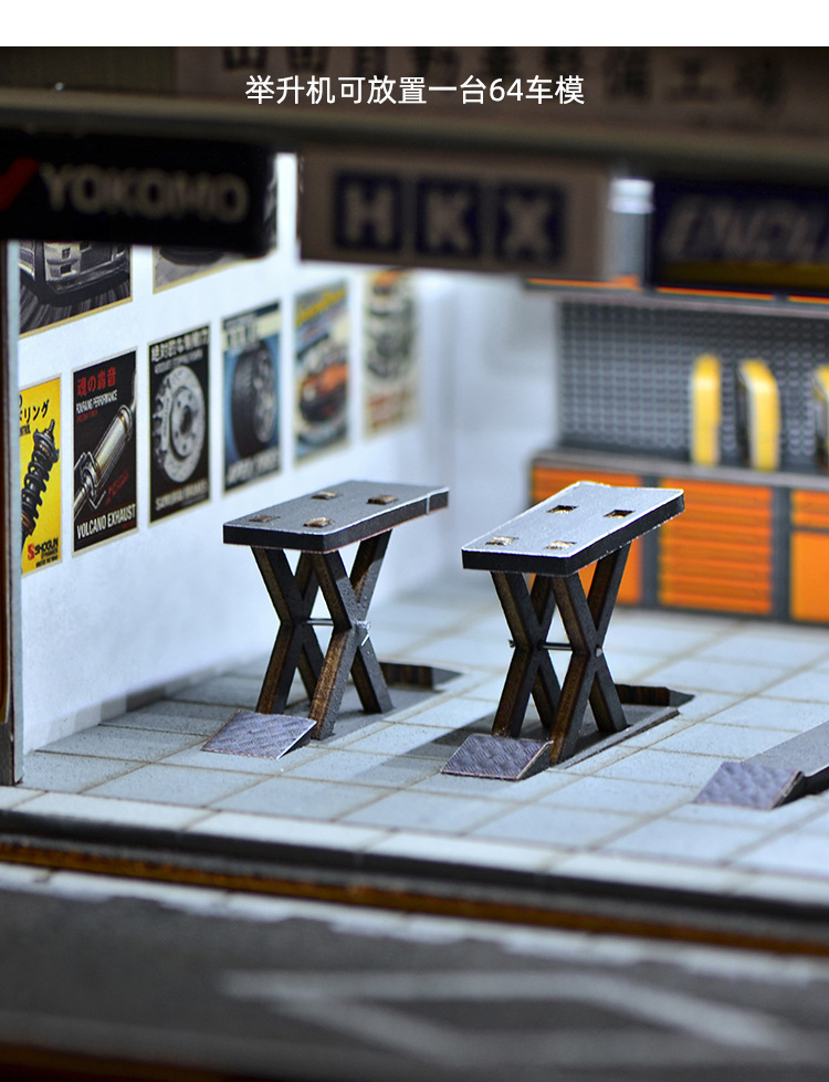 1:64 Scale DIY Auto Repair Sho - Tools For Garage avaliação e preço