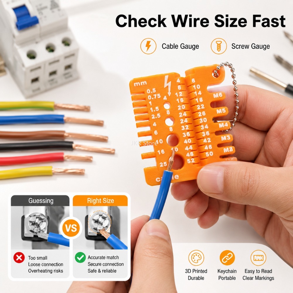 Double Sided Wire Gauge Screw  - Workshop Use Tools avaliação e preço