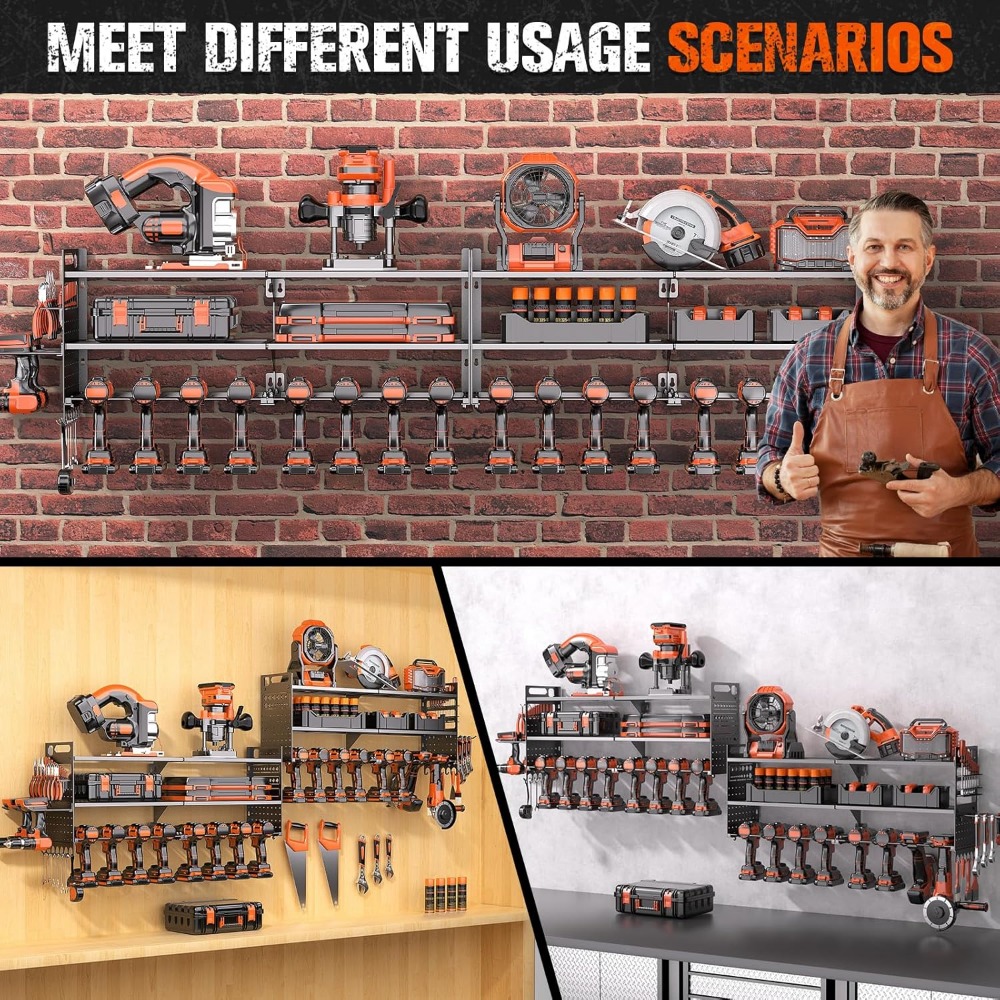 Large Wall Mount Tool Organize - Workshop Tools Holder avaliação e preço