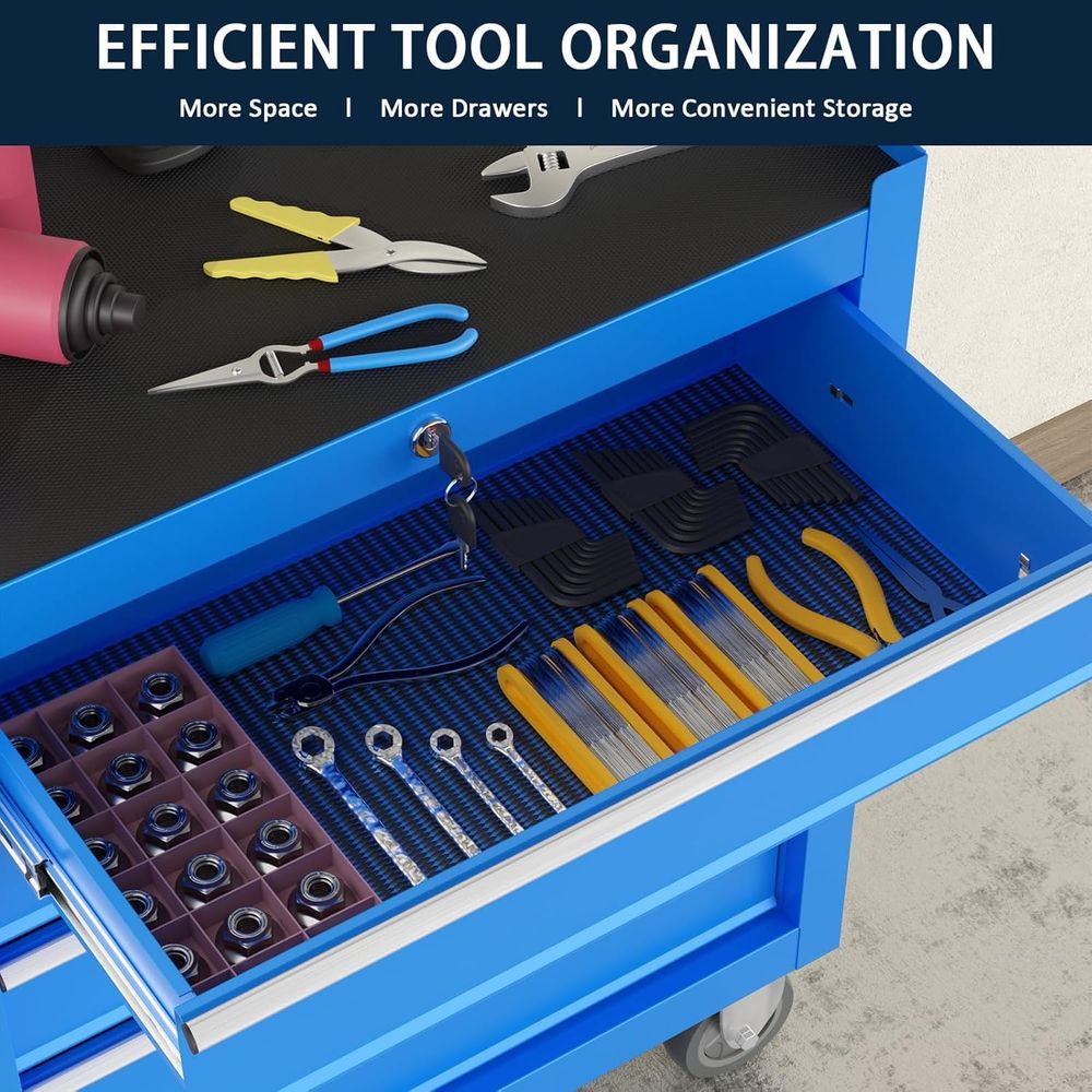 5-Drawer Rolling Tool Chest wi - Tools In Metal Workshop avaliação e preço
