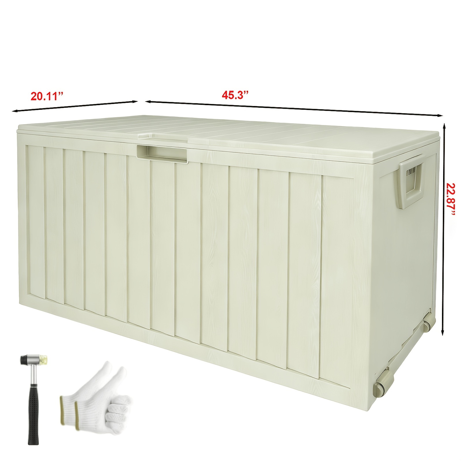 75/35 Gallon Outdoor Storage B - Tools For Garage avaliação e preço