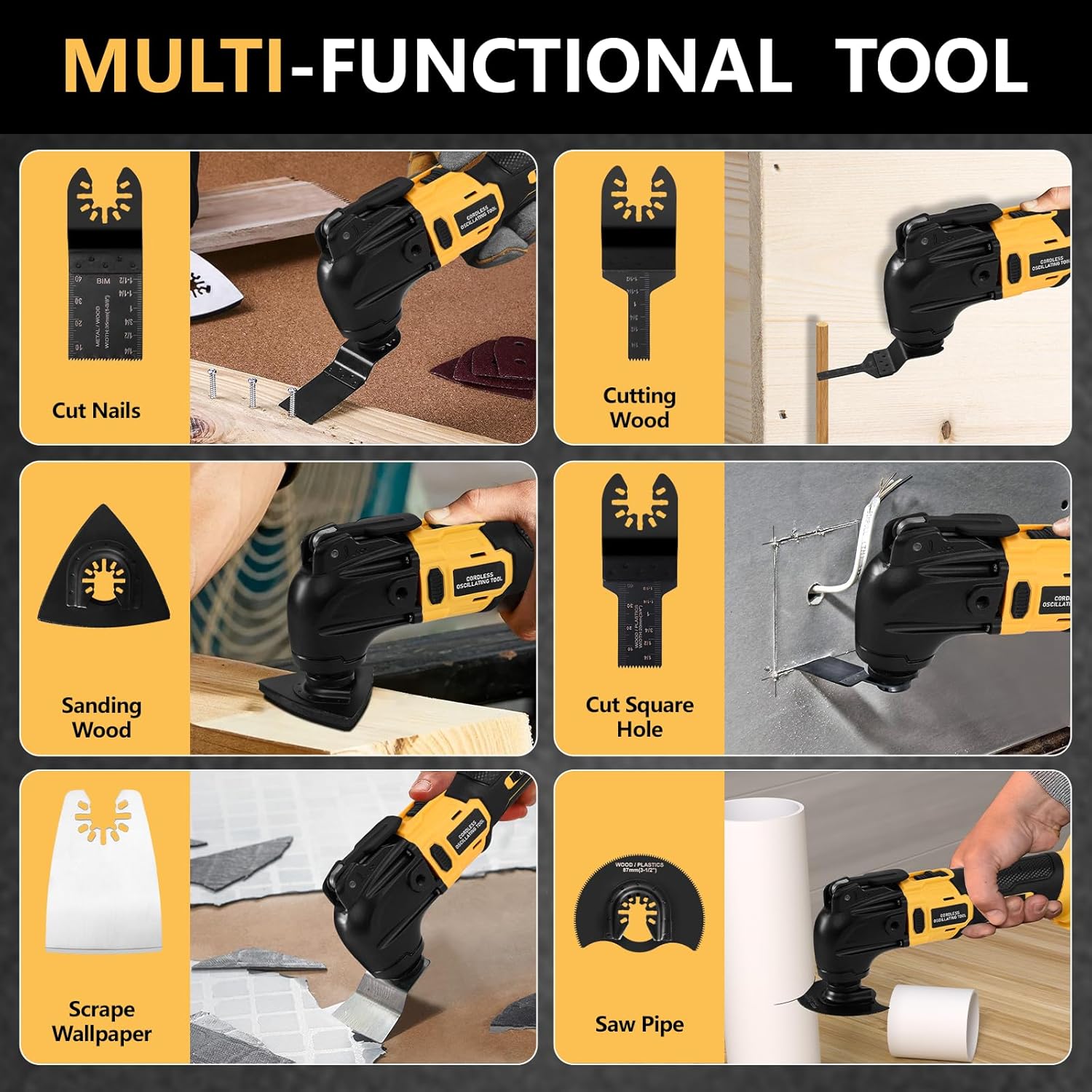 Oscillating Multi Tool Cordles - Power Tools For Workshop avaliação e preço