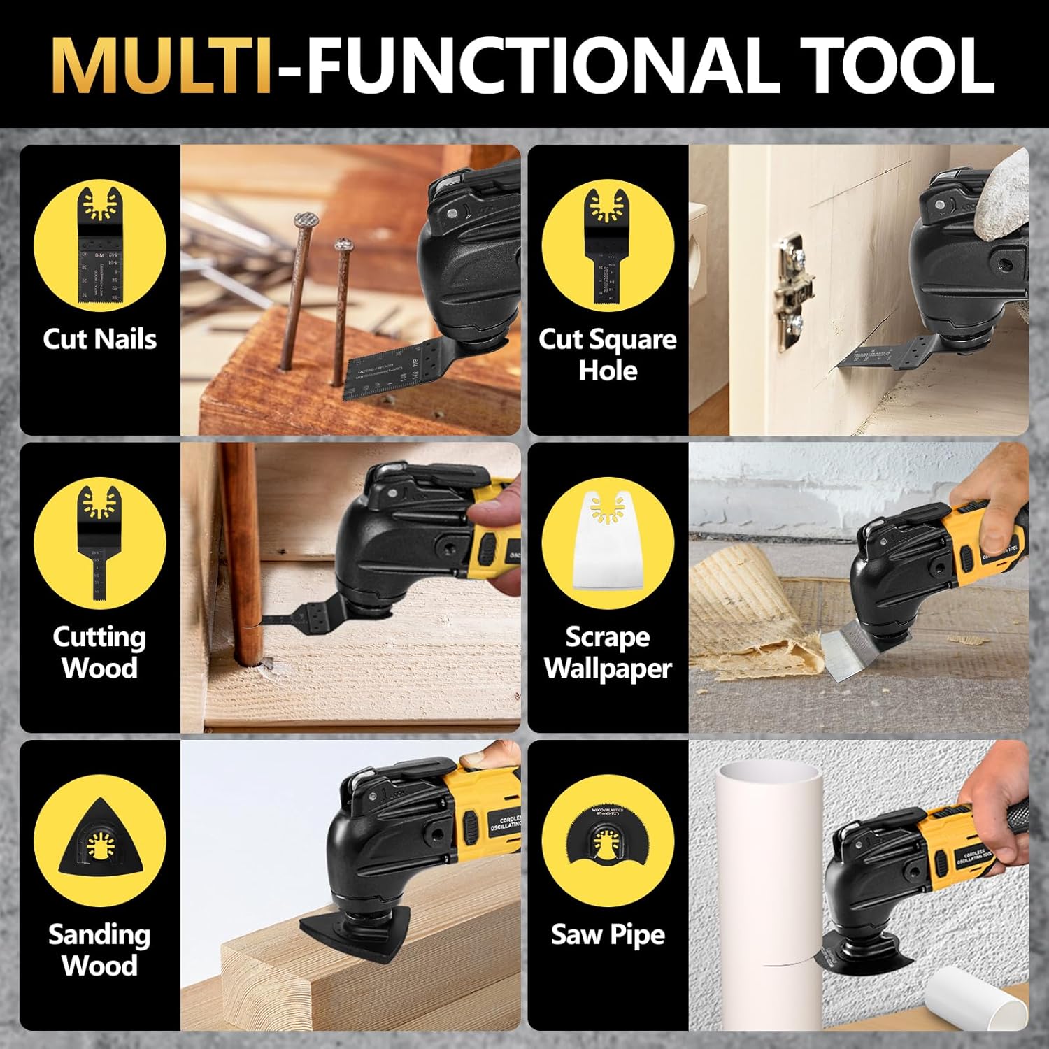 Oscillating Multi Tool Cordles - Power Tools For Workshop avaliação e preço