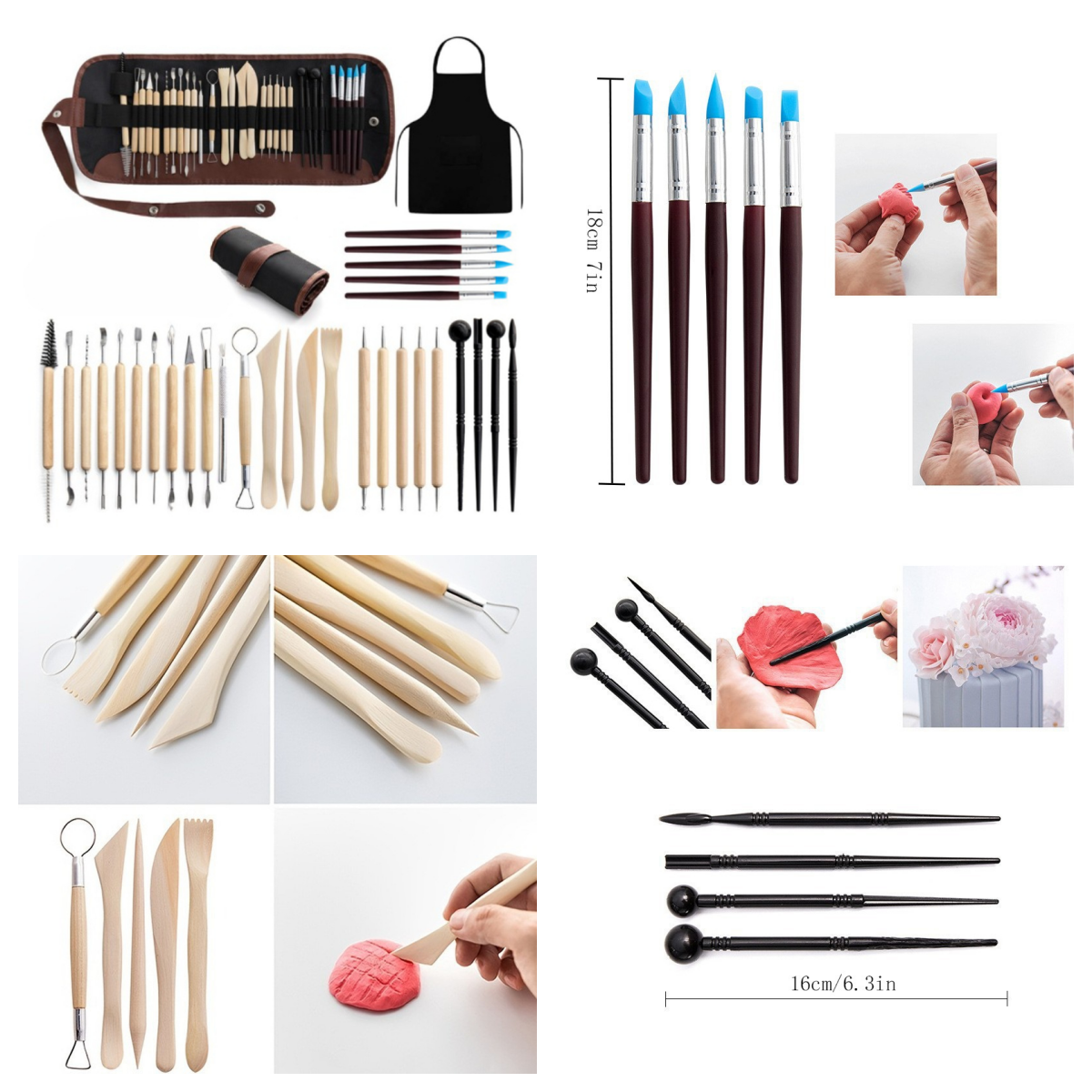 32 piece pottery tools set/Han - Tools Qa avaliação e preço