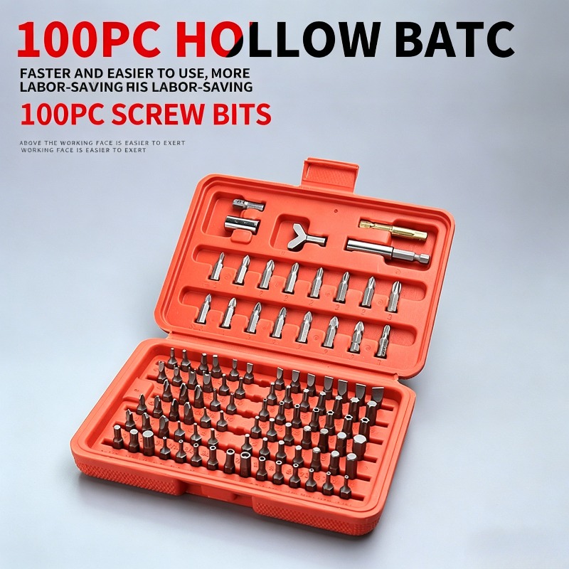 100PCS Screwdriver Bit Set, Ho - Workshop Use Tools avaliação e preço