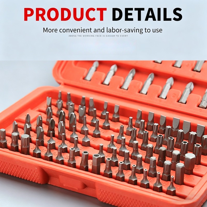 100PCS Screwdriver Bit Set, Ho - Workshop Use Tools avaliação e preço