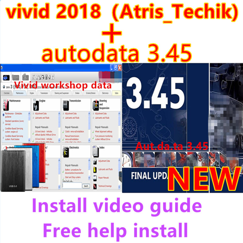 2023 hot sell Autodata 3.45+ v - Maintenance Workshop Tools avaliação e preço