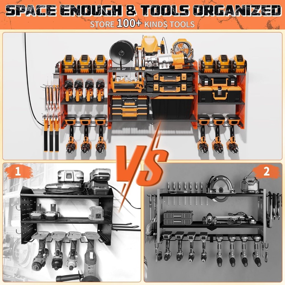 Large Wall Mount Tool Organize - Workshop Tools Holder avaliação e preço