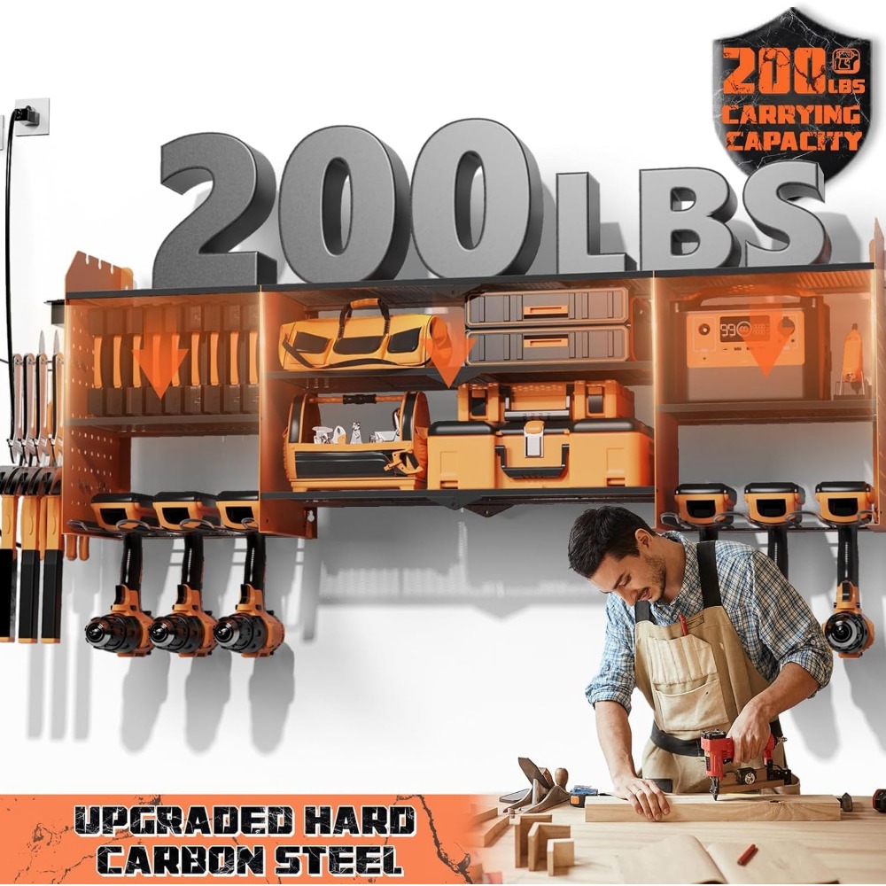 Large Wall Mount Tool Organize - Workshop Tools Holder avaliação e preço