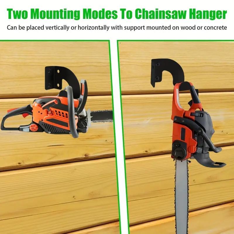 Chainsaw Wall Mount Heavy Duty - Tools In Metal Workshop avaliação e preço