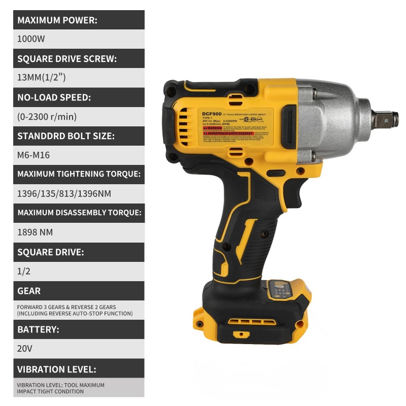 High Torque Cordless Impact Wr - Workshop Use Tools avaliação e preço